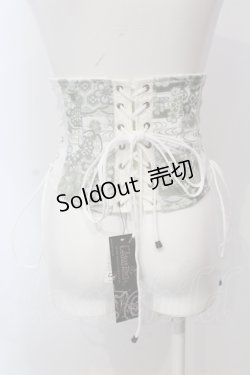 画像4: Qutie Frash / 太鼓帯コルセット  ホワイト O-25-05-05-064-QU-TO-OW-OS