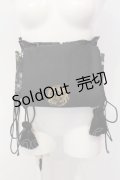 Qutie Frash / 太鼓帯コルセット  ブラック O-25-05-05-065-QU-TO-OW-OS