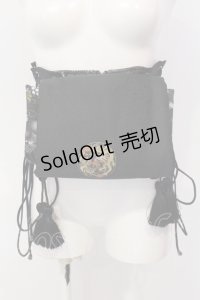 Qutie Frash / 太鼓帯コルセット  ブラック O-25-05-05-065-QU-TO-OW-OS