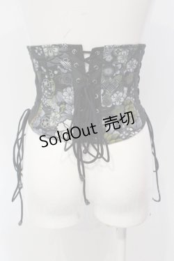 画像4: Qutie Frash / 太鼓帯コルセット  ブラック O-25-05-05-065-QU-TO-OW-OS