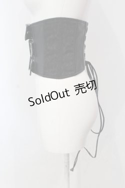 画像2: Qutie Frash / 2025プレミアムセット【黒豹】ベルトコルセット  ブラック O-25-05-05-066-QU-TO-OW-OS