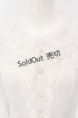 画像2: axes femme kawaii / ローズレースブラウス  シロ O-25-05-05-068-AX-BL-IG-OS