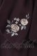 画像2: axes femme / 刺繍入りリボンロングブラウス M ワイン O-25-05-05-071-AX-BL-OW-OS (2)