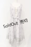 axes femme / Mulhouse Collection フラワーパネル柄イレヘムワンピース M ラベンダー O-25-05-05-078-AX-OP-OW-OS