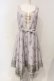 画像1: axes femme / Mulhouse Collection フラワーパネル柄イレヘムワンピース M ラベンダー O-25-05-05-078-AX-OP-OW-OS (1)