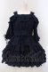 画像1: Vallee lys / Precious Embroidered Lace Mini Dress  ネイビー O-25-05-05-012-GO-OP-IG-OS (1)