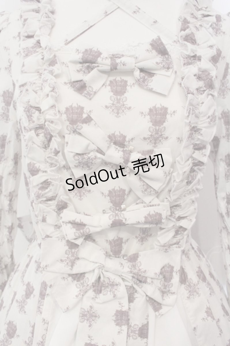 画像2: ATELIER PIERROT / Rosy Bouquet Dress 1 オフホワイト O-25-05-05-013-EL-OP-IG-OS (2)