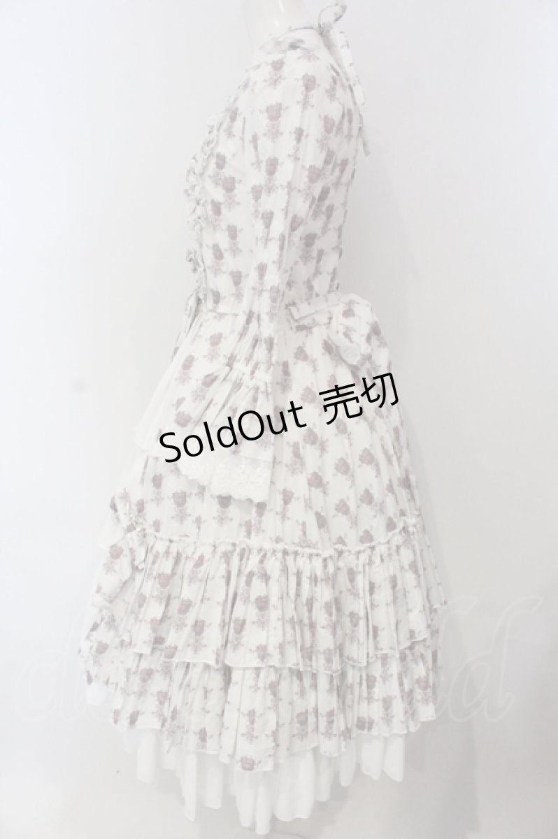 画像3: ATELIER PIERROT / Rosy Bouquet Dress 1 オフホワイト O-25-05-05-013-EL-OP-IG-OS (3)