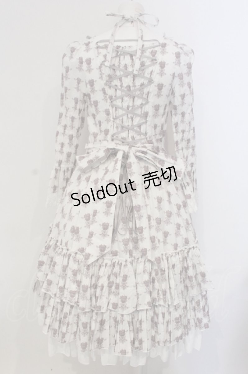画像4: ATELIER PIERROT / Rosy Bouquet Dress 1 オフホワイト O-25-05-05-013-EL-OP-IG-OS (4)