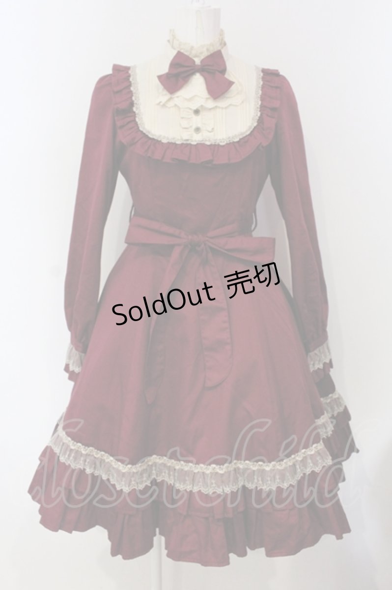 画像1: Victorian maiden / クラシカルドールドレス  ワイン O-25-05-05-014-CL-OP-IG-OS (1)