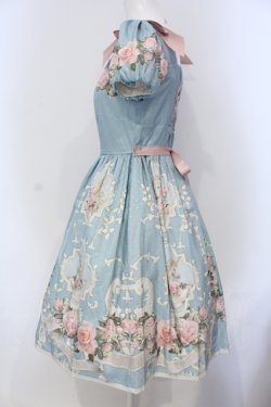 画像4: R-SERIES（海外ロリィタ） / Unicorn Garden ワンピース M サックス O-25-05-05-015-LO-OP-IG-OS