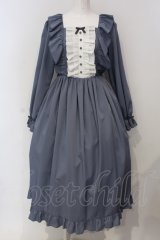 axes femme kawaii / ソフィアワンピース  ブルー O-25-05-05-016-AX-OP-IG-OS