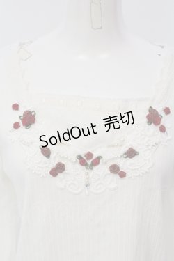 画像2: axes femme / プリンセスローズガーデンプルオーバー  シロ O-25-05-05-023-AX-TO-IG-OS
