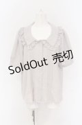 axes femme POETIQUE / ピンタックブラウス M ピンクラベンダー O-25-05-06-005-AX-BL-OW-OS