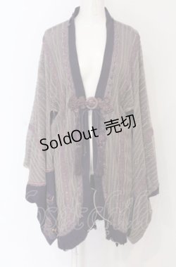 画像1: Ozz oneste / リバーシブル着物羽織  パープル O-25-05-06-039-OO-JA-OW-ZI