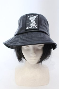 画像1: Amilige / NAMETSUBAコラボバケットハット  ブラック O-25-05-06-042-PU-AC-OW-OS