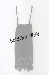 Jane Marple / Teardrop lace suspenders pants パンツ M ネイビー O-25-05-06-047-JM-PA-IG-OS