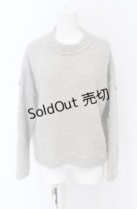 Jane Marple / モヘアニット M グレー O-25-05-06-050-JM-TO-IG-ZT390