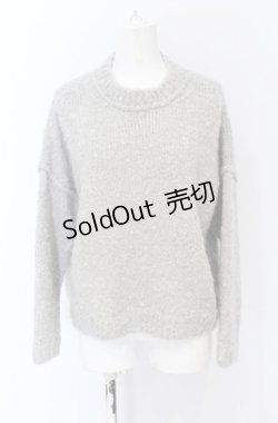 画像1: Jane Marple / モヘアニット M グレー O-25-05-06-050-JM-TO-IG-ZT390