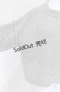 画像2: Jane Marple / モヘアニット M グレー O-25-05-06-050-JM-TO-IG-ZT390