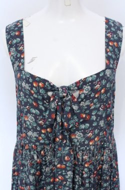 画像2: Jane Marple / Wild cherry strap dress M ブルー O-25-05-06-051-JM-OP-IG-OS