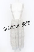 Jane Marple Dans Le Salon / Flower Fete strap skirt スカート M ベージュ×サックス O-25-05-06-056-JM-SK-IG-OS
