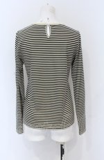 画像3: 【SALE】Franche Lippee / タックヨークスクエアボーダーカットソー M アイボリー×クロ O-25-05-06-057-LO-TO-IG-ZT400 (3)