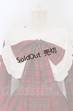 画像2: Amavel / Dolly Holidayチェックティアードワンピース（ロング丈）  アカ O-25-05-06-060-CA-OP-IG-OS