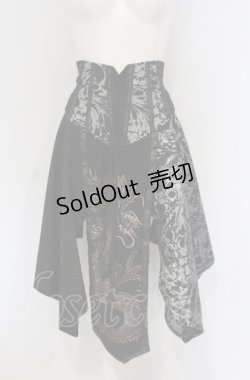 画像1: Qutie Frash / ラップリボンコルセット  ブラッ O-25-05-06-061-QU-SK-IG-OS