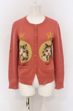 画像1: Jane Marple / Chocolat classiqueのカーディガン M ピンク O-25-05-06-064-JM-TO-OW-OS