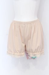 m petit by misako / AMドロワーズスソレース L-LL 中薄橙 O-25-05-06-066-LO-PA-IG-OS