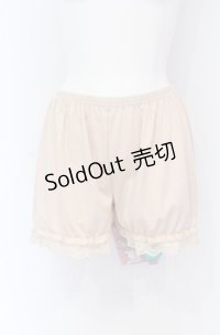 m petit by misako / AMドロワーズスソレース L-LL 中薄橙 O-25-05-06-066-LO-PA-IG-OS
