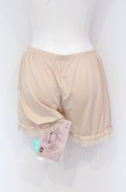 画像2: m petit by misako / AMドロワーズスソレース L-LL 中薄橙 O-25-05-06-066-LO-PA-IG-OS