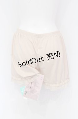 画像2: m petit by misako / AMドロワーズスソレース L-LL 中薄橙 O-25-05-06-066-LO-PA-IG-OS