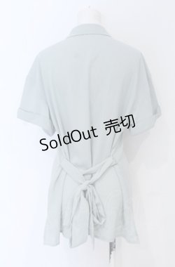 画像2: axes femme / レース使いチュニックブラウス M グリーン O-25-05-06-008-AX-BL-OW-OS