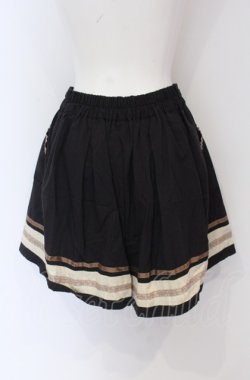 画像3: axes femme / バイカラーキュロット M クロ O-25-05-06-068-AX-PA-IG-OS