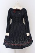 Amavel / ストライプワンピース  ネイビー O-25-05-06-070-CA-OP-IG-OS