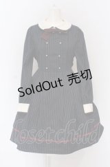 Amavel / ストライプワンピース  ネイビー O-25-05-06-070-CA-OP-IG-OS