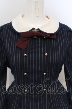 画像2: Amavel / ストライプワンピース  ネイビー O-25-05-06-070-CA-OP-IG-OS