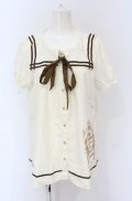 Amavel / 刺しゅうシャツチュニック  アイボリー O-25-05-06-073-CA-BL-IG-OS