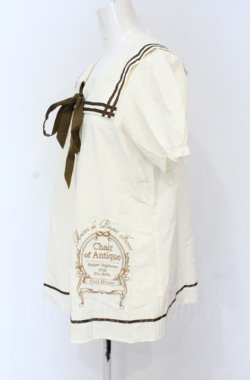 画像2: Amavel / 刺しゅうシャツチュニック  アイボリー O-25-05-06-073-CA-BL-IG-OS