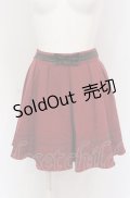 Ank Rouge / レースプリントスカート  ワイン O-25-05-06-074-CA-SK-IG-OS