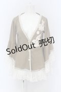 Favorite / フラワーレースカーディガン  ベージュ O-25-05-06-076-LO-TO-IG-OS