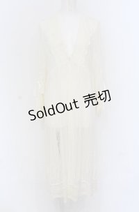 axes femme / リュクスレースガウン  キナリ O-25-05-06-010-AX-TO-OW-OS