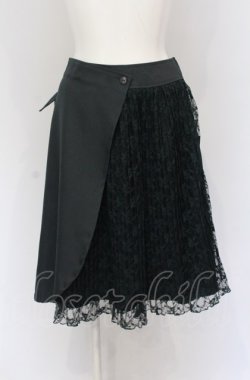 画像1: axes femme / ラッププリーツスカート M グリーン O-25-05-06-086-AX-SK-OW-OS