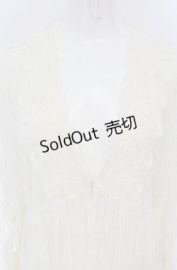 画像2: axes femme / リュクスレースガウン  キナリ O-25-05-06-010-AX-TO-OW-OS