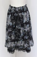 axes femme / 花柄マルチWAYスカート F クロ O-25-05-06-088-AX-SK-OW-OS