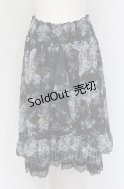 画像1: axes femme / 花柄マルチWAYスカート F クロ O-25-05-06-088-AX-SK-OW-ZI