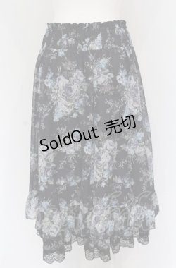 画像2: axes femme / 花柄マルチWAYスカート F クロ O-25-05-06-088-AX-SK-OW-ZI