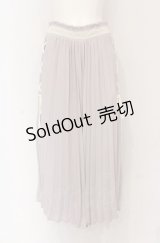 axes femme / 編み上げプリーツスカウチョ M ラベンダー O-25-05-06-089-AX-PA-OW-ZI